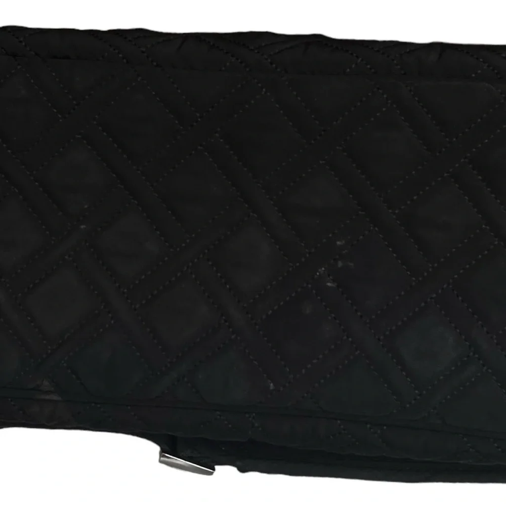 VERA BRADLEY MESSENGER BABY BAG IN QUILTED CLASSIC BLACK G5